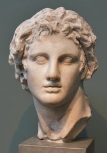 3rd century BC Greek bust depicting Alexander the Great, Ny Carlsberg Glyptotek, Copenhagen