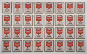 Lattine di zuppa Campbell (1962) Andy Warhol