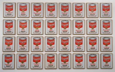 1962: Campbell’s Soup Cans Andy Warhol