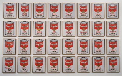 Boîtes de soupe Campbell (1962) Andy Warhol