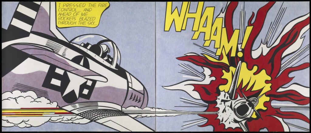 Whaam ! 1963 par Roy Lichtenstein 1923-1997