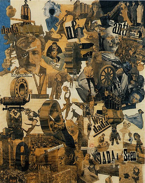 Cut with the Kitchen Knife through the Last Epoch of Weimar Beer-Belly Culture in Germany, Hannah Höch, 1919, Nationalgalerie, Staatliche Museen zu Berlin.