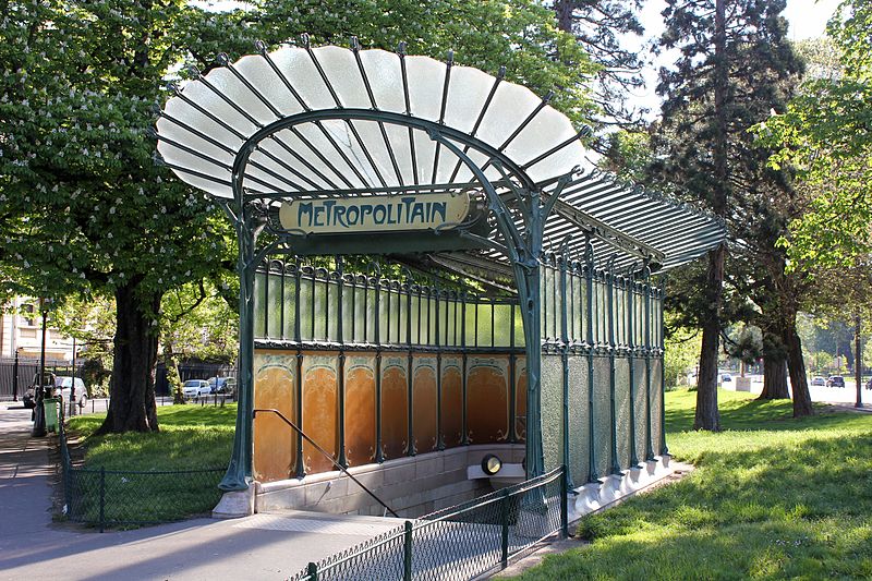 Porte Dauphine Metro Station Entrance, Hector Guimard, 1900–01
