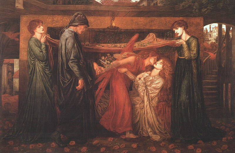 Dante Gabriel Rossetti pour Dante Gabriel Rossetti pour Dantes Dream