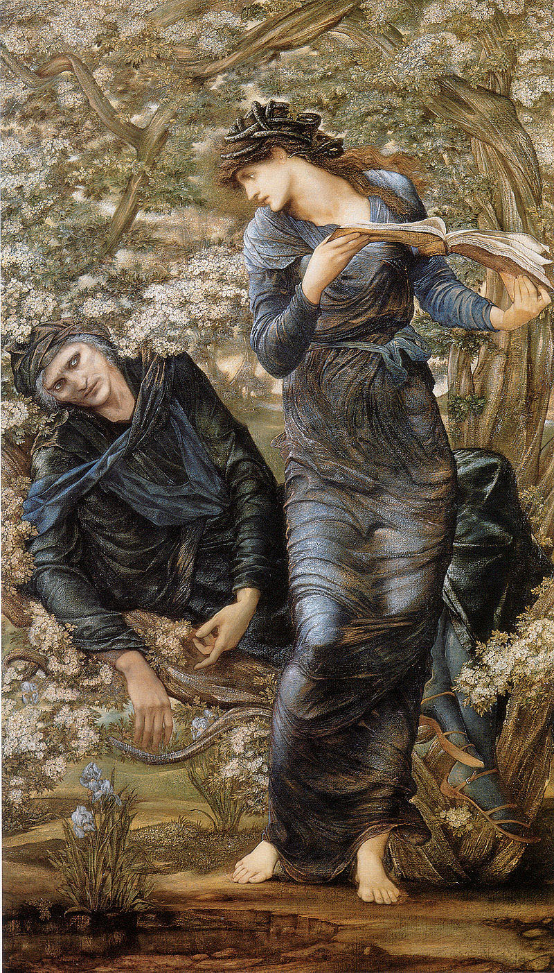 Edward Burne-Jones pour Le Séduisant de Merlin (The Beguiling of Merlin)