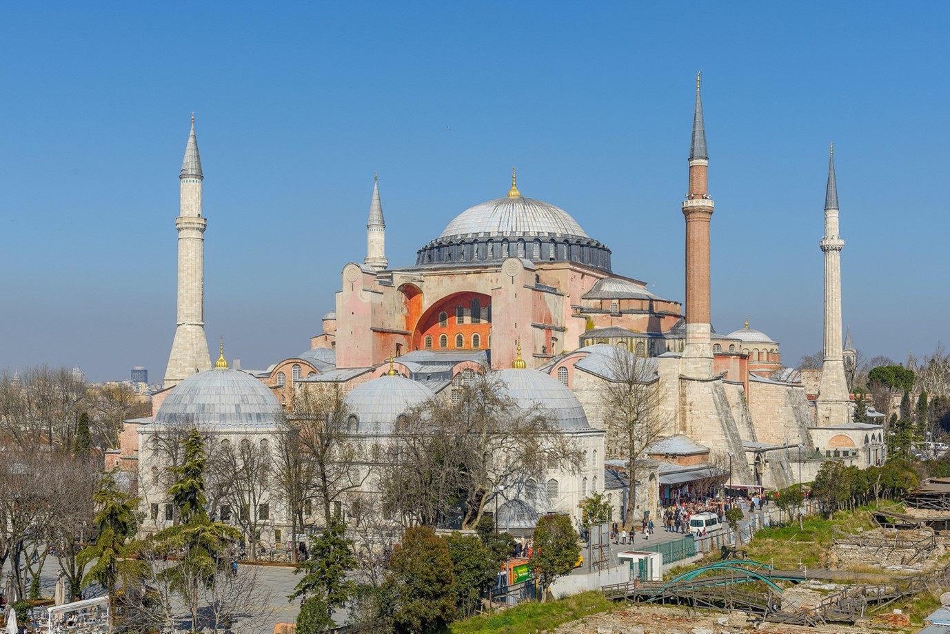 Hagia Sophia, c. 537 AD, Istanbul, Turkey.