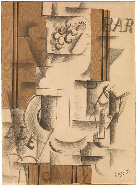 Fruit Dish and Glass, Georges Braque, 1912, The Metropolitan Museum of Art, New York
