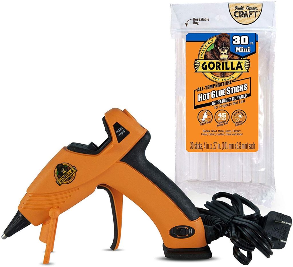 Gorilla Dual Temp Mini Hot Glue Gun