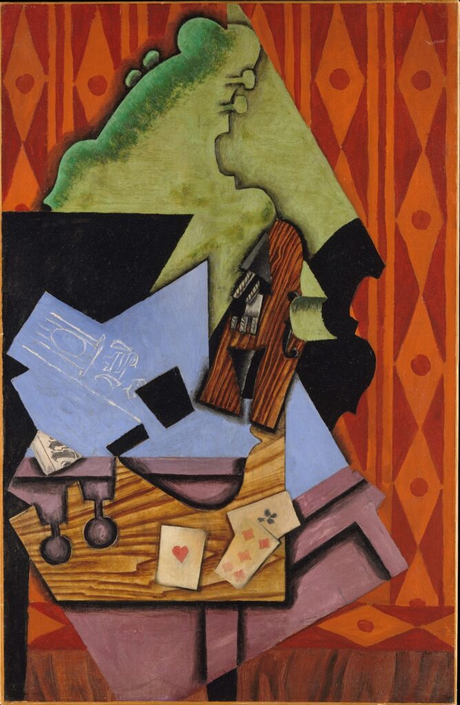 Violin and Playing Cards on a Table, Juan Gris, 1913, The Metropolitan Museum of Art, New York
