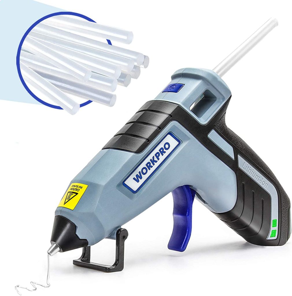 WORKPRO Cordless Hot Glue Gun