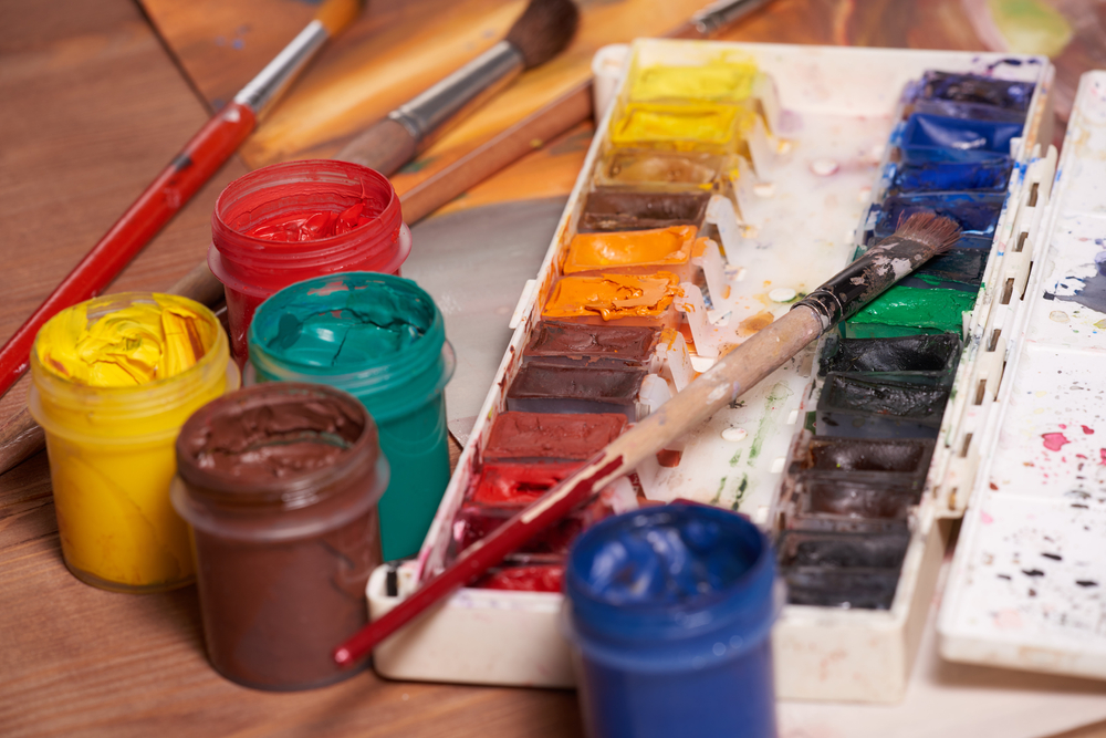 Gouache Paint Palette