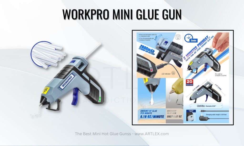 WORKPRO Mini Glue Gun