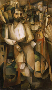 Albert Gleizes, Man on a Balcony (Portrait of Dr. Théo Morinaud), 1912, Philadelphia Museum of Art, Philadelphia.