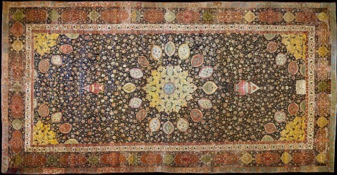 Ardabil Carpet. 1539-1540 CE. Victoria & Albert Museum, London. United Kingdom. https://www.vam.ac.uk/articles/the-ardabil-carpet