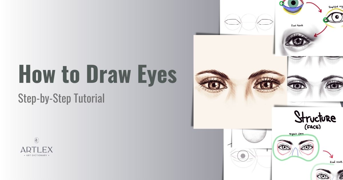 How to Draw an Eye Tutorial w/Markers & Pencils