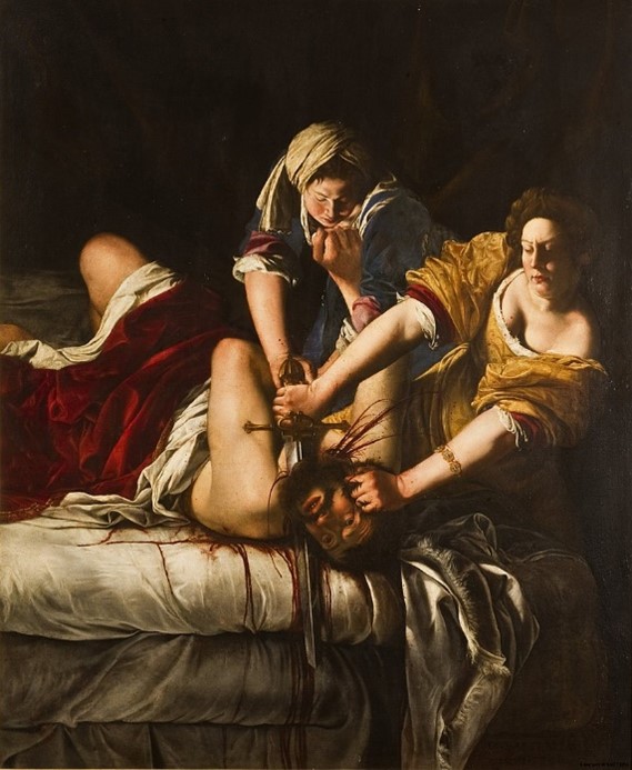 Judith Slaying Holofernes. (1598-99). Artemisia Gentileschi. Judith Beheading Holofernes by Artemisia Gentileschi | Artworks | Uffizi Galleries