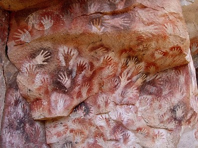 La Cueva de las Manos (Cave of Hands). 7300 BCE. Patagonia region of Argentina.