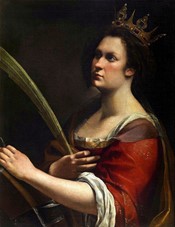 Saint Catherine of Alexandria. 1615. Artemisia Gentileschi.