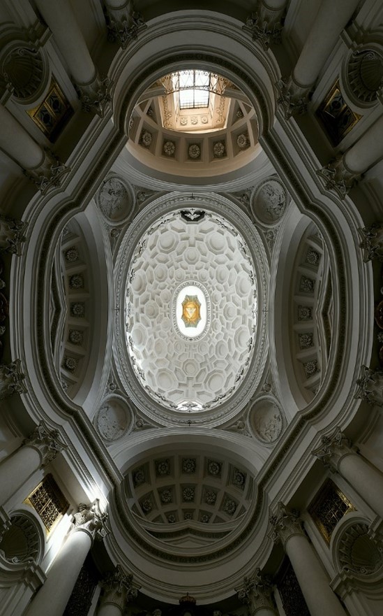 San Carlo alle Quattro Fontane Ceiling View
