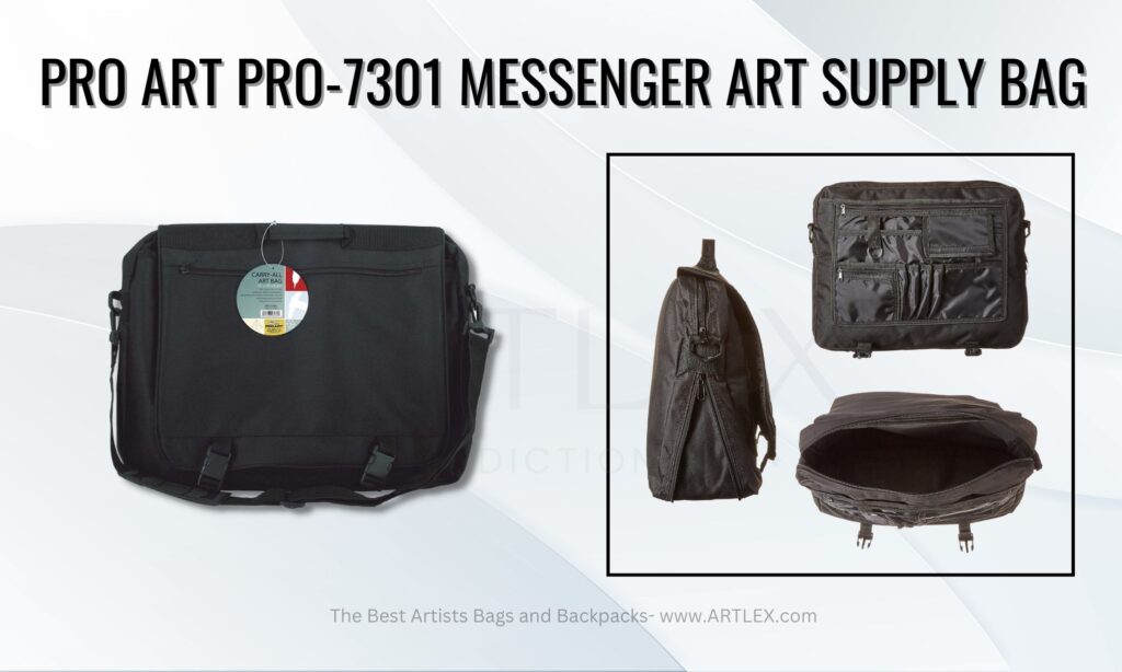 PRO ART PRO-7301 Messenger Art Supply Bag