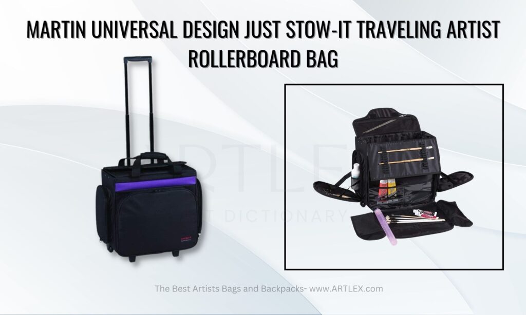 Martin Universal Design Just Stow-It Traveling Artist Rollerboard Bag