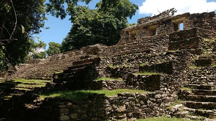Zona Arqueológica de Yaxchilán, Chiapas, México.