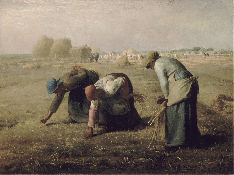 Barbizon School, Jean-François Millet, The Gleaners, 1857, oil on canvas, 84 x 111 cm, Musée d'Orsay, Paris