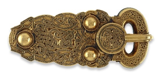 Hebilla de cinturón del entierro del barco Sutton Hoo © The Trustees of the British Museum
