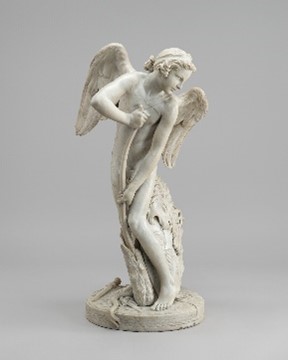 Cupid. 1774. Rococo sculpture in the round, by French artist Edme Bouchardon, National Gallery of Art, Washington, D.C.