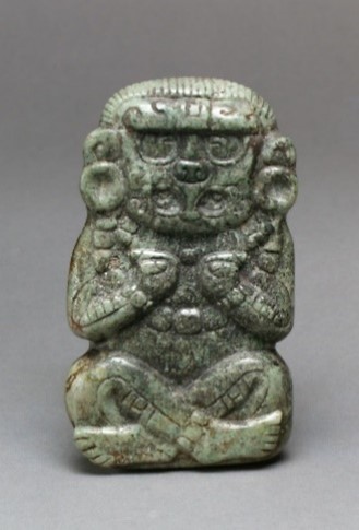 Figura de la deidad Siglos III a VI Jade (jadeíta de piroxeno) Museo Metropolitano de Arte, Nueva York.