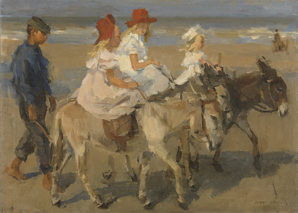 Isaac Israels, Paseos en burro por la playa