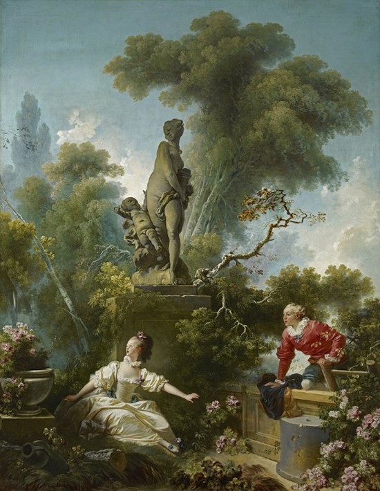 La reunión. De la colección El progreso del amor (1771-1773) Jean-Honore Fragonard