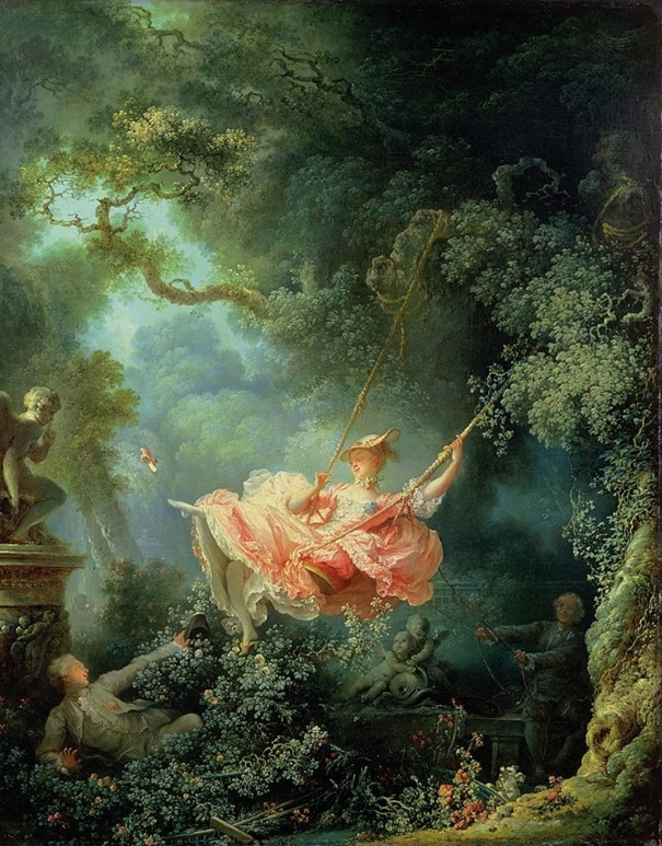 El columpio. 1767. Jean Honoré Fragonard. La colección Wallace. Londres.