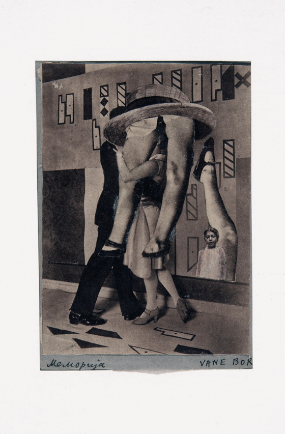 Vane Bor (Stevan Živadinović), Memoria, collage, c. 1930, 14 x 10 cm, Museum of Contemporary Art, Belgrade