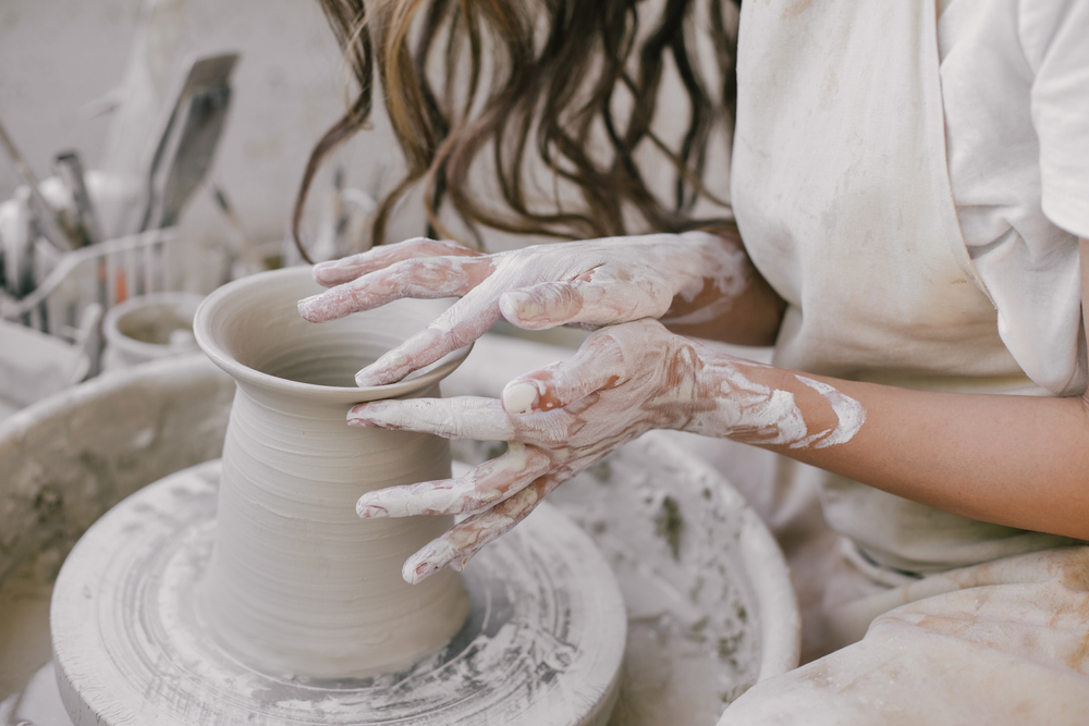 Women with Ceramic Pottery