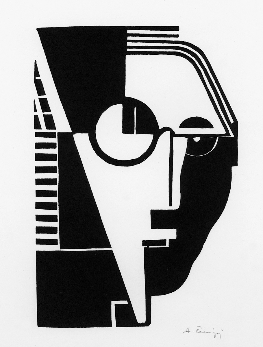 Avgust Černigoj, Dalla mappa 10 grafica, 1926-1927, grafica, Museo d'arte contemporanea, Belgrado