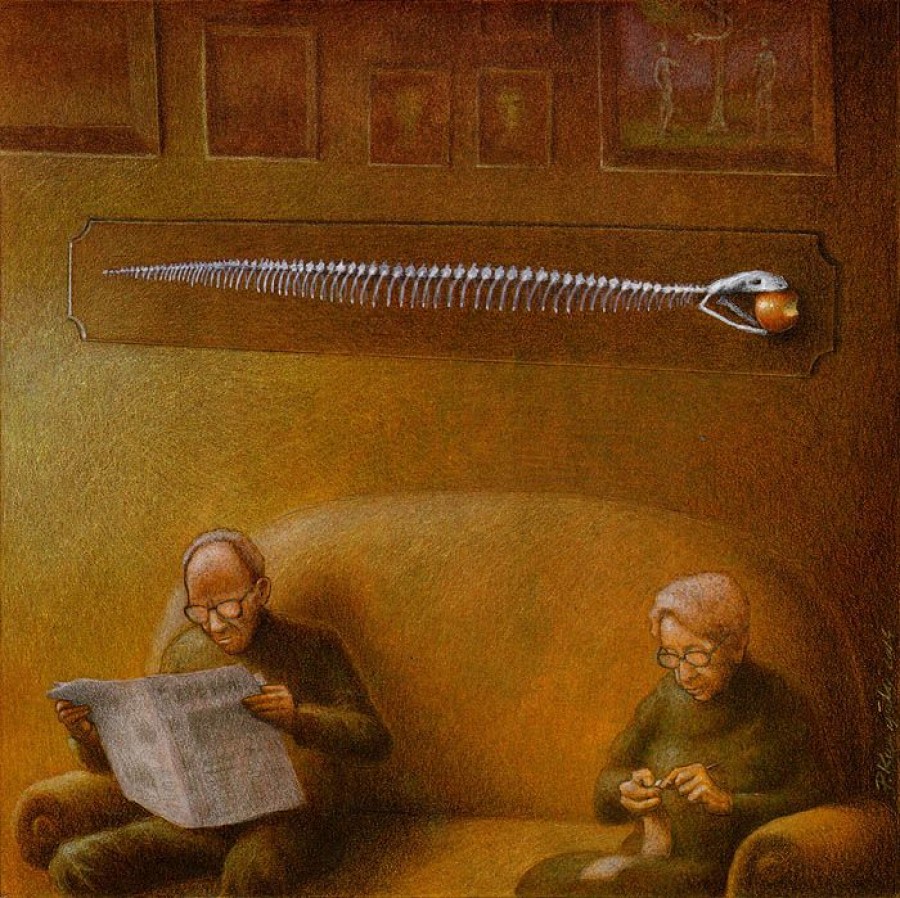 Adán y Eva de Pawel Kuczynski