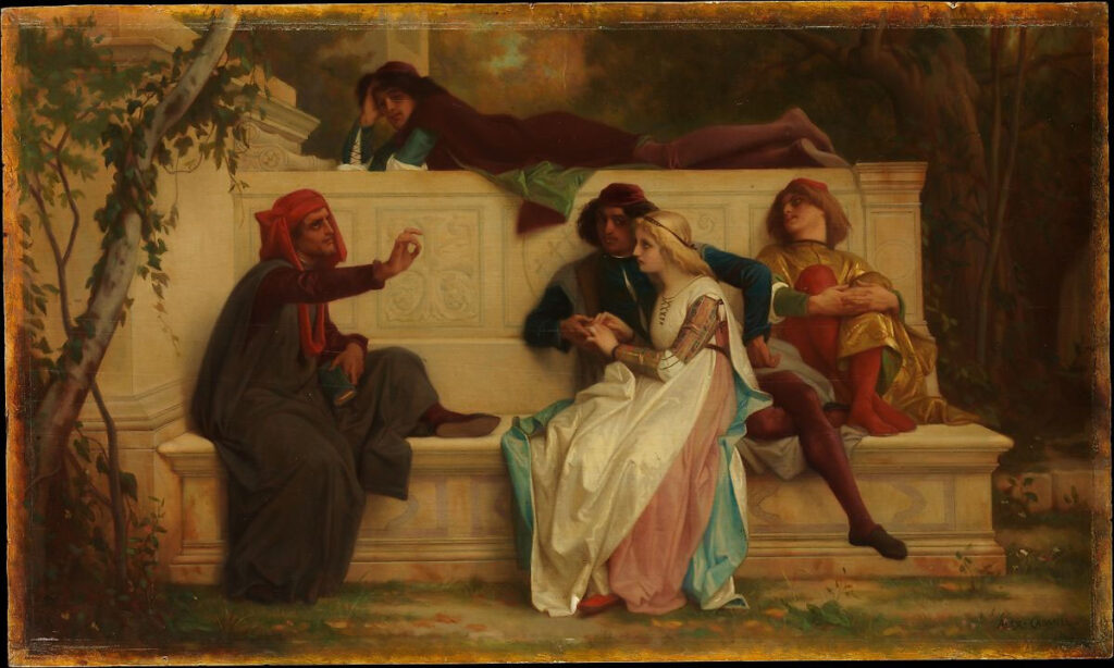 Alexandre Cabanel, poeta florentino, 1861, Museo Metropolitano de Arte, Nueva York. https://www.metmuseum.org/art/collection/search/435832