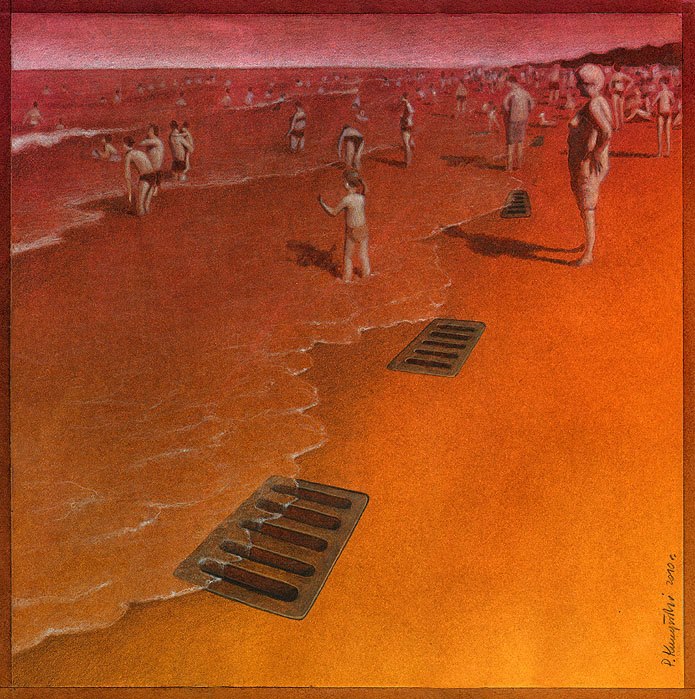 Beach by Pawel Kuczynski