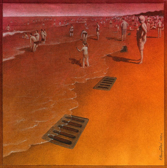 Beach by Pawel Kuczynski