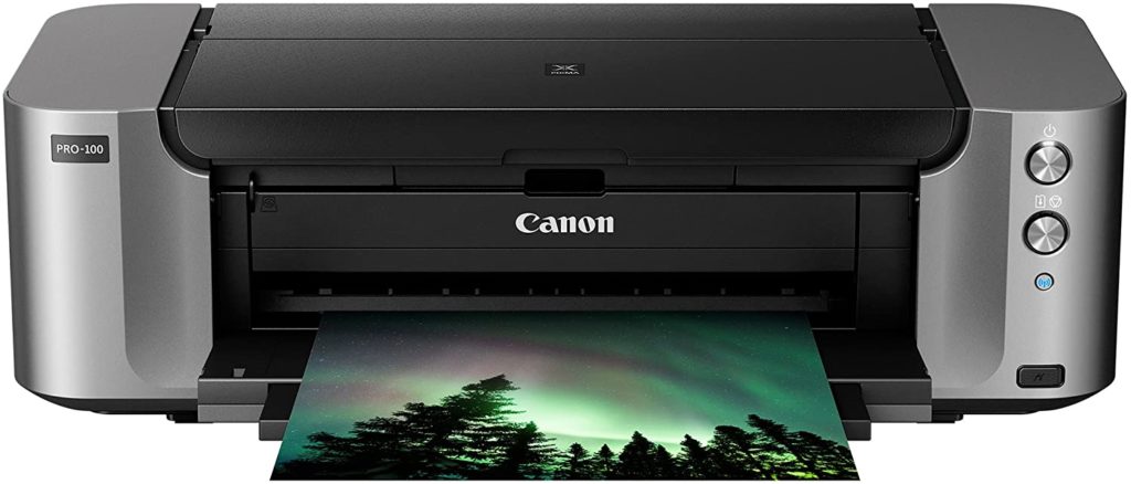 Impresora de inyección de tinta profesional en color inalámbrica Canon Pixma Pro-100