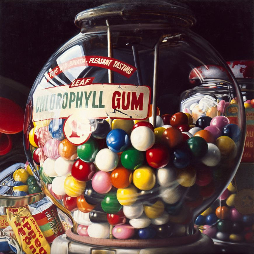 Charles Bell, Gum Ball No. 10: « Sugar Daddy, » 1975, Solomon R. Guggenheim Museum, New York. https://www.guggenheim.org/artwork/511