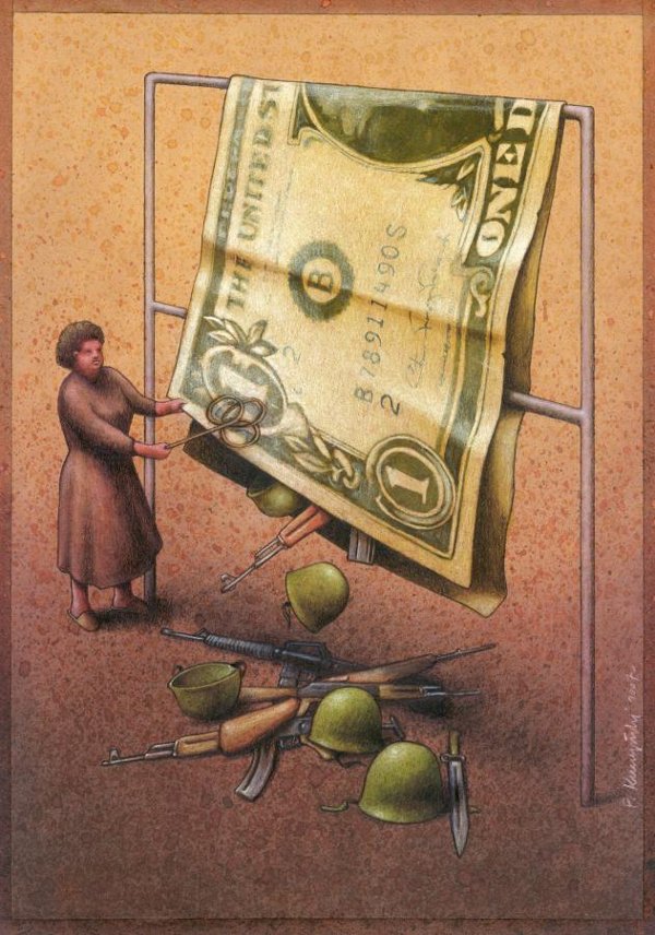 Dollar by Pawel Kuczynski