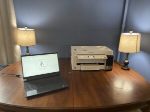 Epson ET-15000 with Laptop
