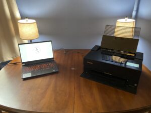 Epson P700 with Laptop