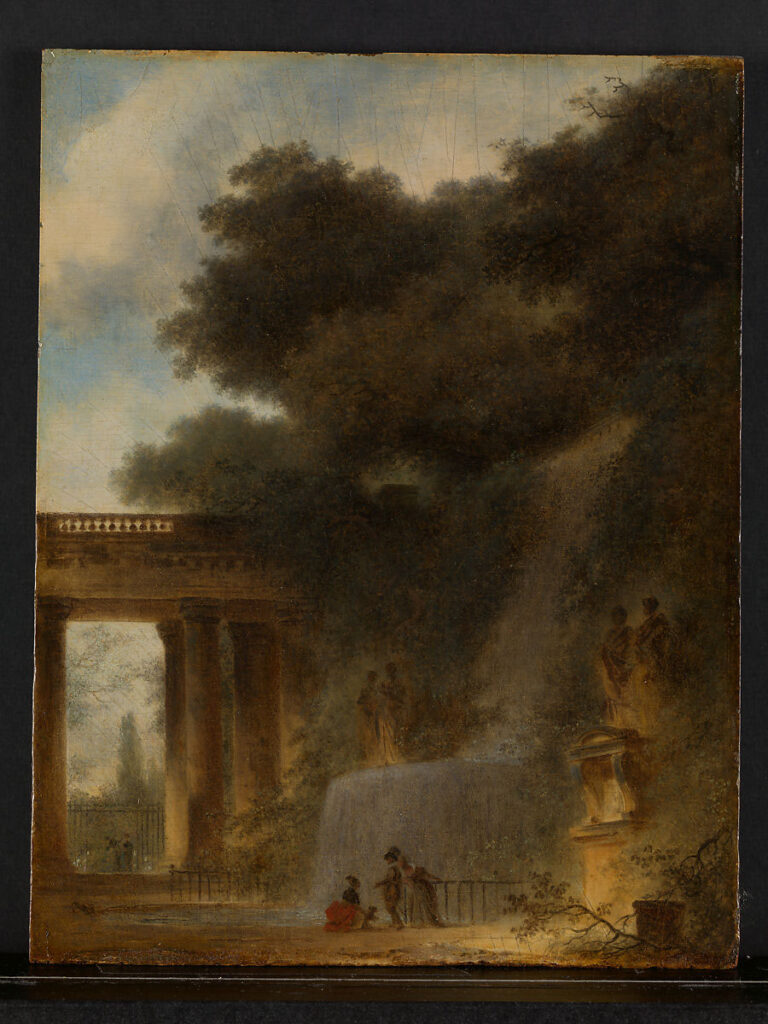 Jean-Honoré Fragonard, La Cascade, 1775, The Metropolitan Museum of Art. https://www.metmuseum.org/art/collection/search/436319