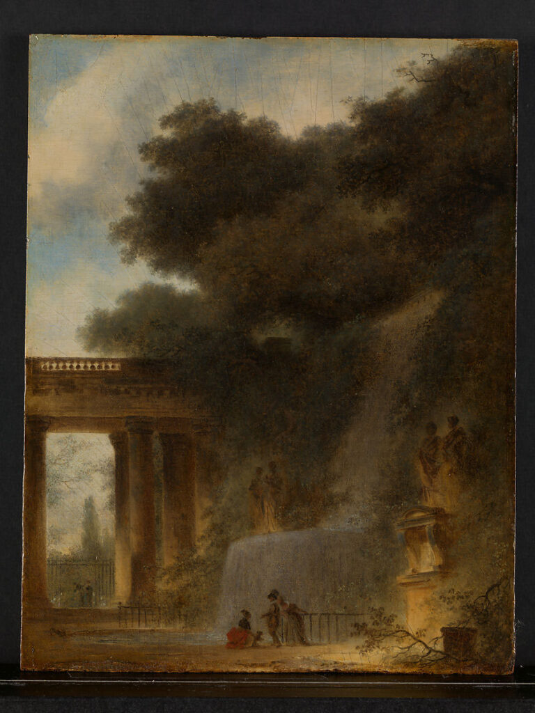 Jean-Honoré Fragonard, The Cascade, 1775, The Metropolitan Museum of Art. https://www.metmuseum.org/art/collection/search/436319