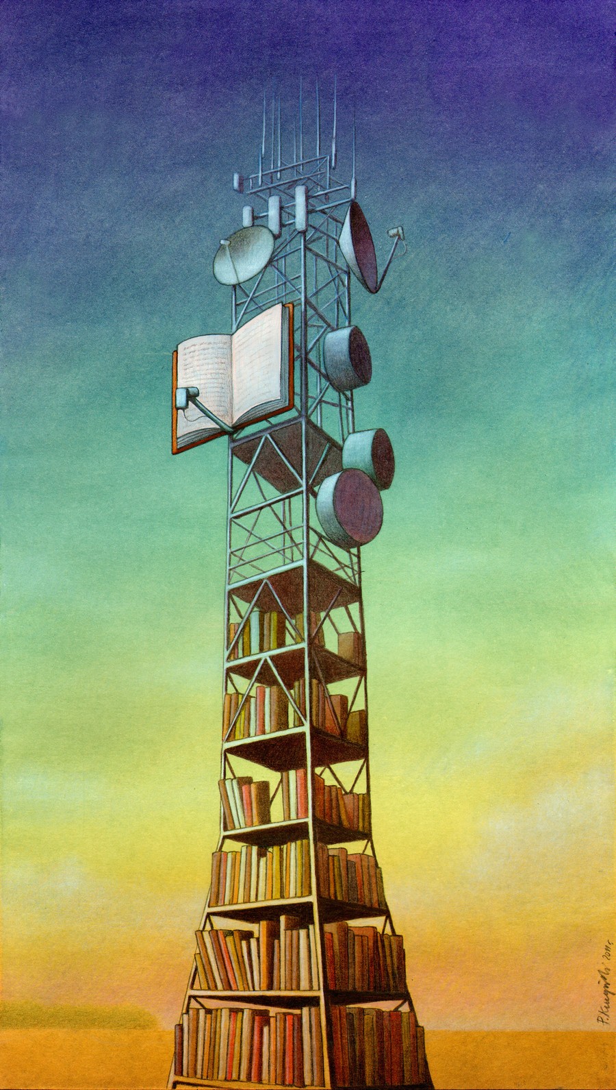 Library by Pawel Kuczynski