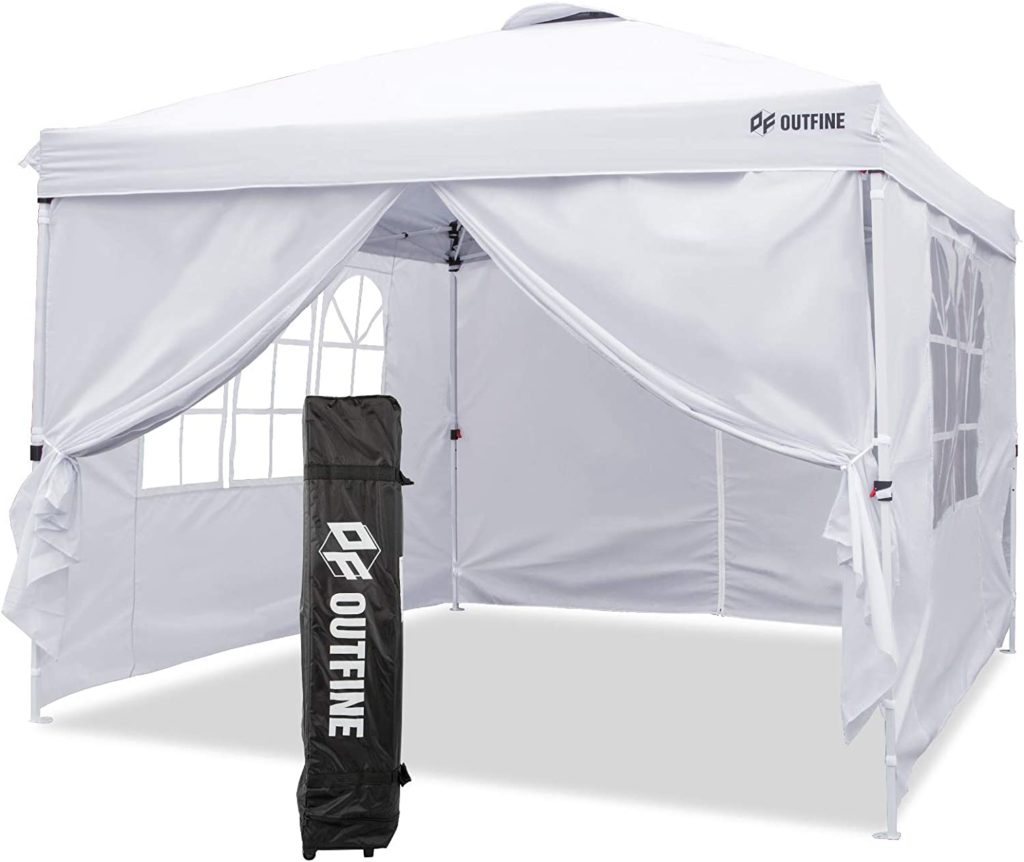 OUTFINE Canopy 10x10 Pop Up Commercial Instant Gazebo Tent
