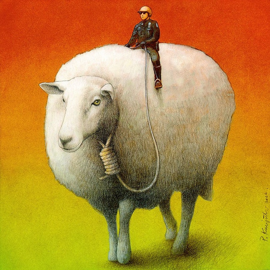 Control de ovejas de Pawel Kuczynski